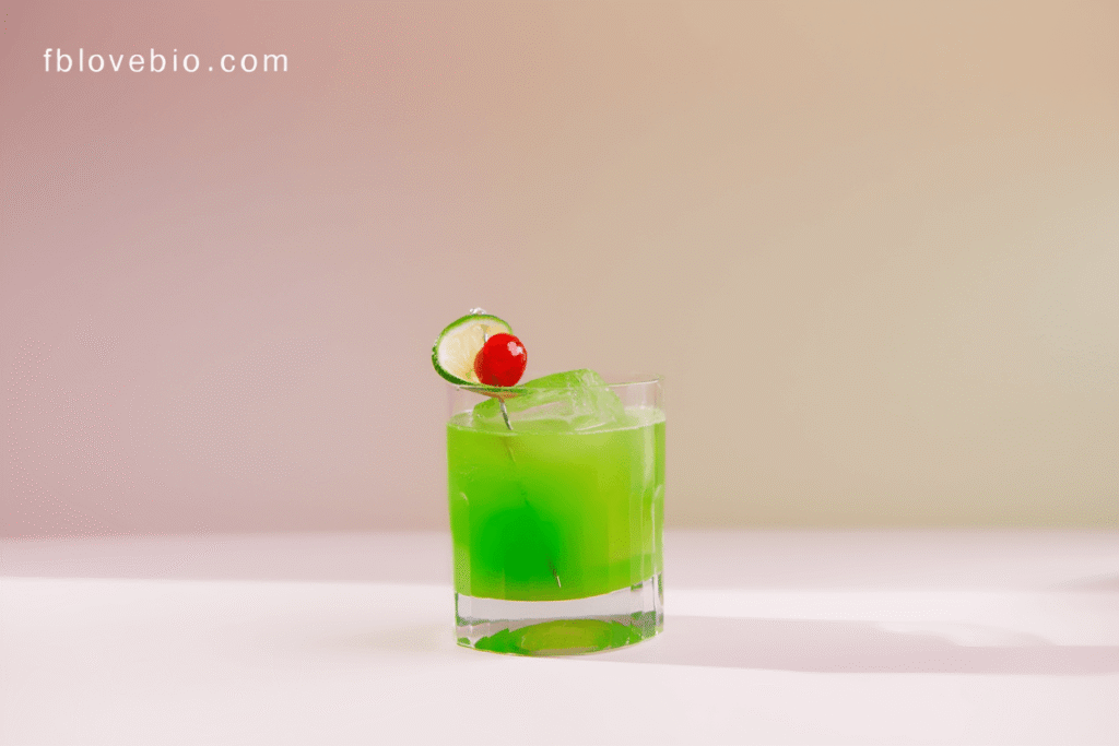 Clear Ice in Cocktail Glass
