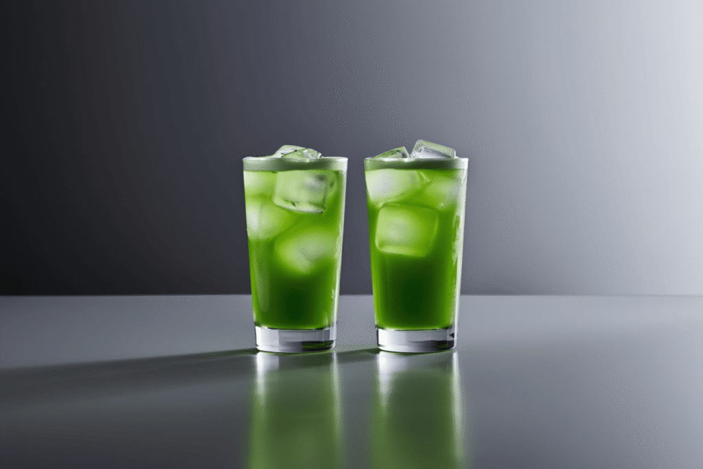 Cocktail Ingredients in a Jigger