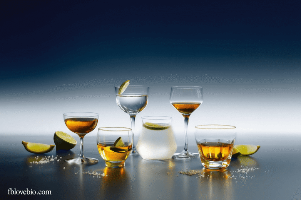 A selection of best chasers for tequila, including lime juice and grapefruit soda